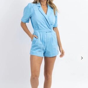 Elegant Sky Blue Jumpsuit